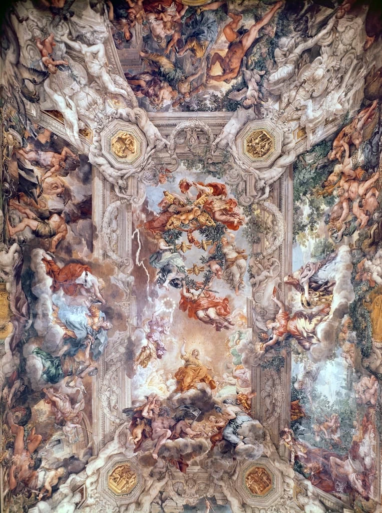 Allegoria della Divina Provvidenza - Affresco sul soffito di Palazzo Barberini, Roma